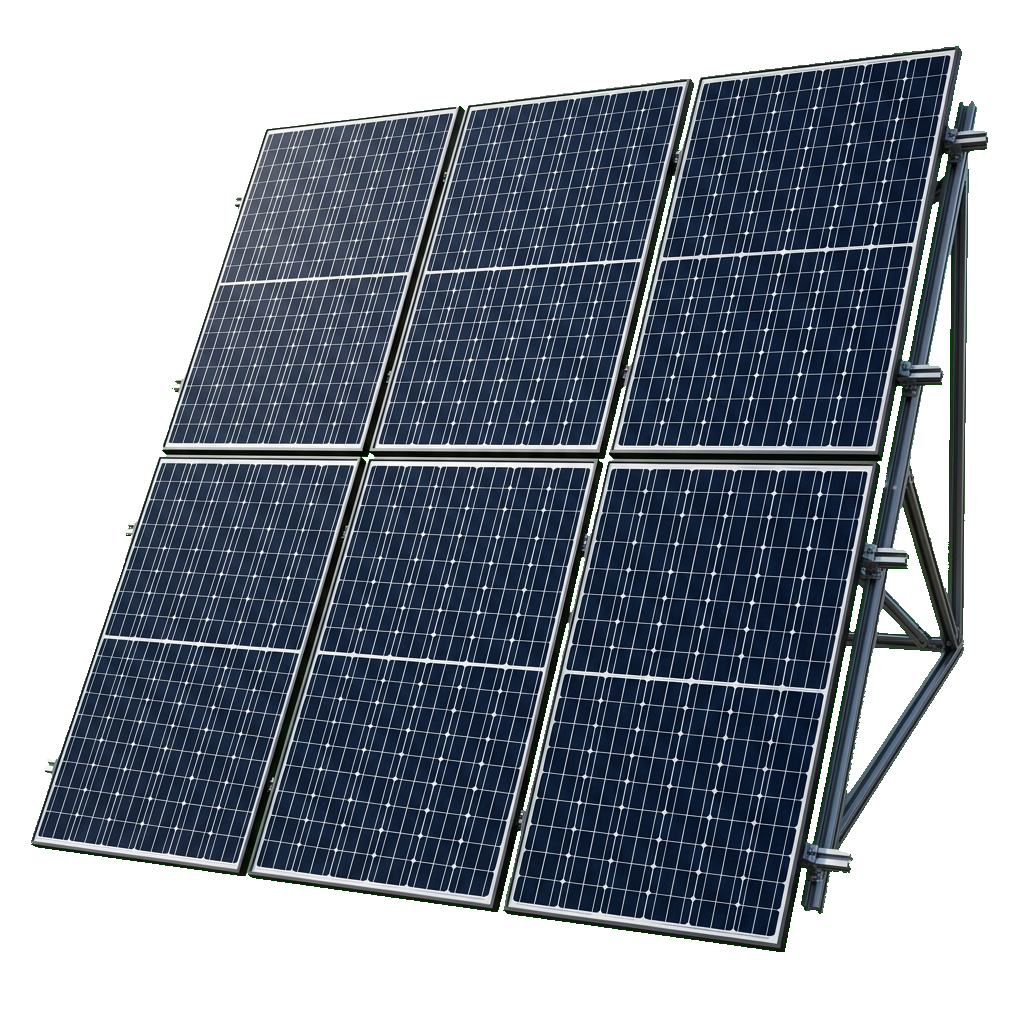 Industrial Solar Panels Array